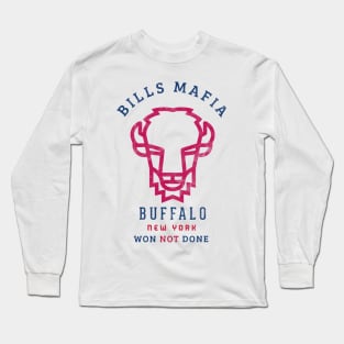 New York Buffalo NFL Bills Mafia Won Not Done Long Sleeve T-Shirt